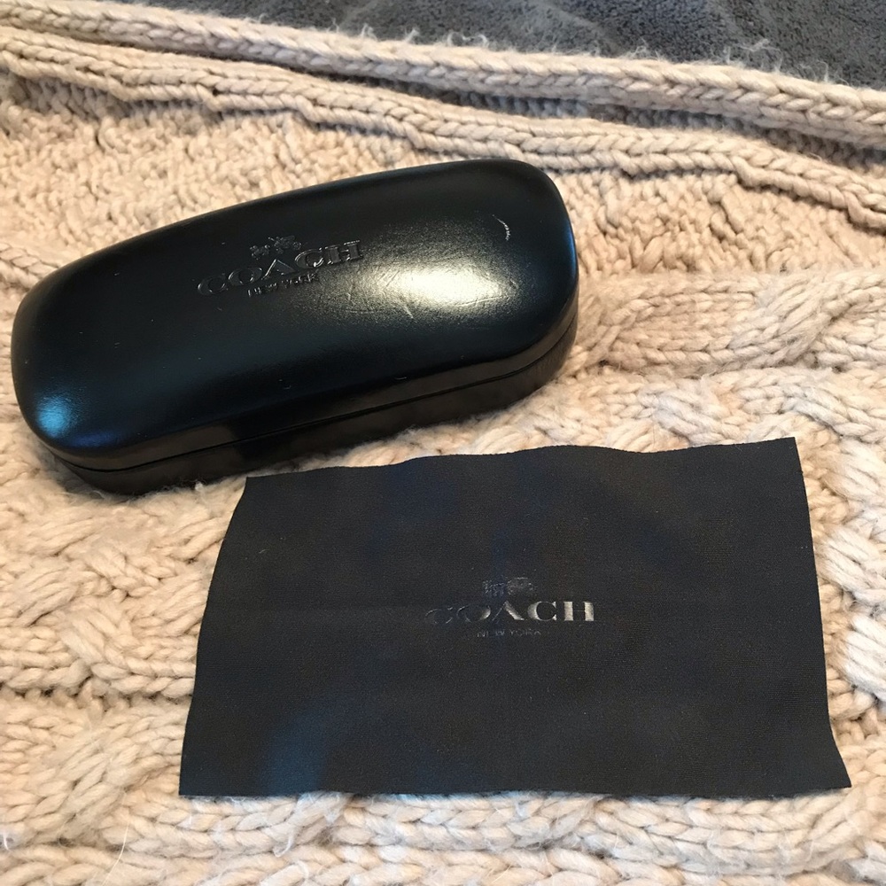 Coach eyeglasses case